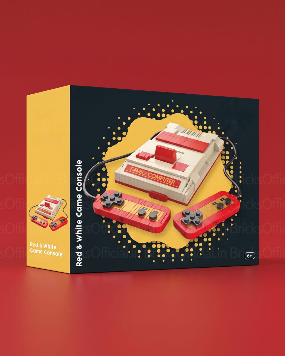 Red & White Game Console