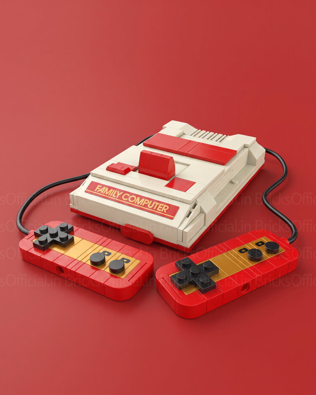 Red & White Game Console