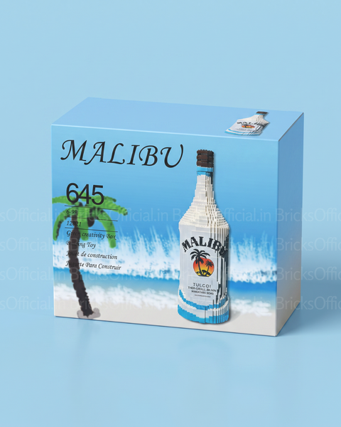 Blue Crystal Bottle Building Set