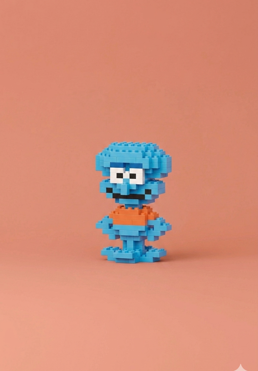 Squidward Brick Figure Set