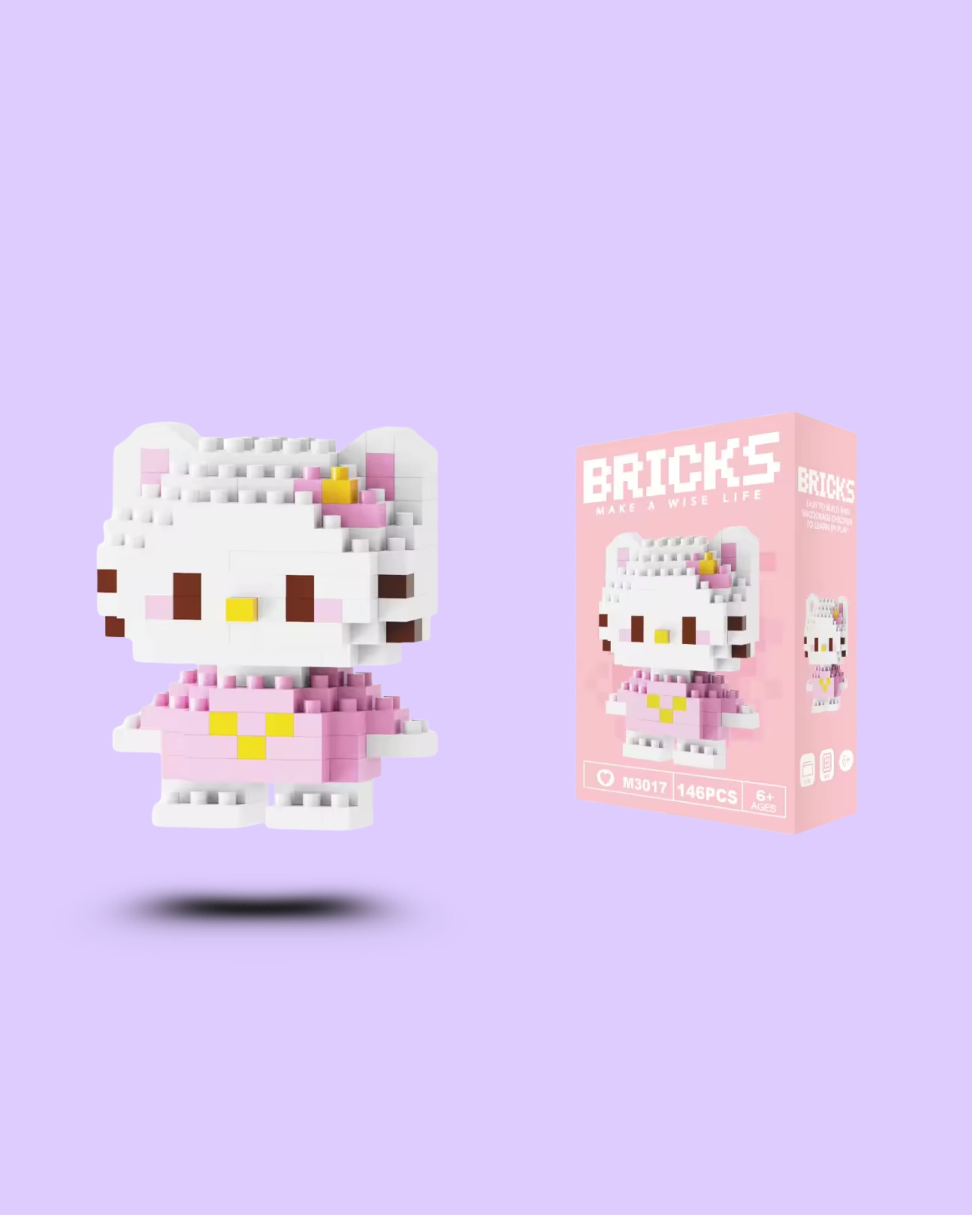 HELLO KITTY (PINK) BRICKS