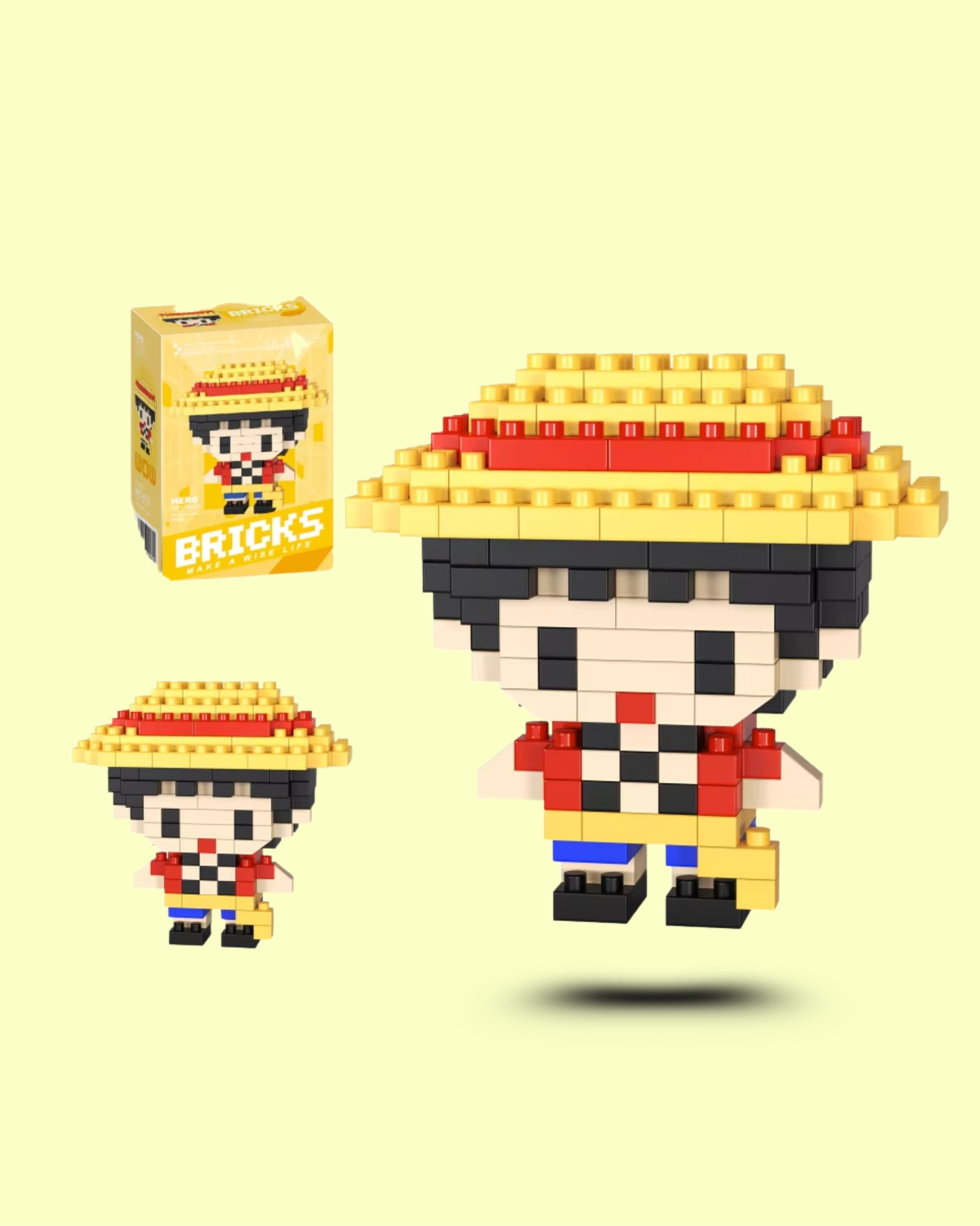 MONKEY D. LUFFY BRICKS (ONE PIECE)